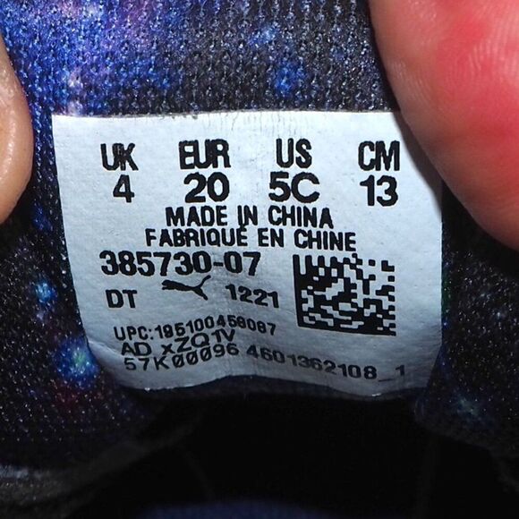 Puma MB.01 Infant 'Galaxy' Sneakers 385730-07 Infant / Toddler 5C - Picture 10 of 11